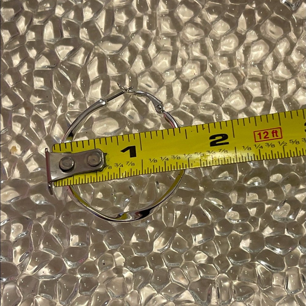 Silver Work Hoop - Picture 3 of 4